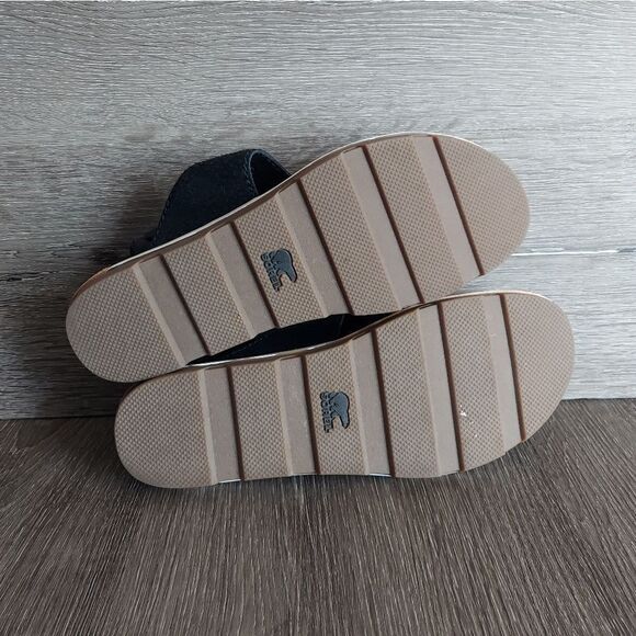 Sorel Torpeda Ankle Strap Sandal Black Size 9.5 - Picture 6 of 8